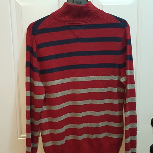 💥Heat wave sale Mens Tommy Hilfiger 1/4 zip sweater - Picture 2 of 4